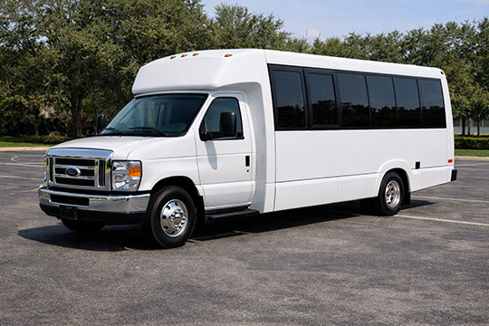 18-passenger minibus available for charter in High Point, NC